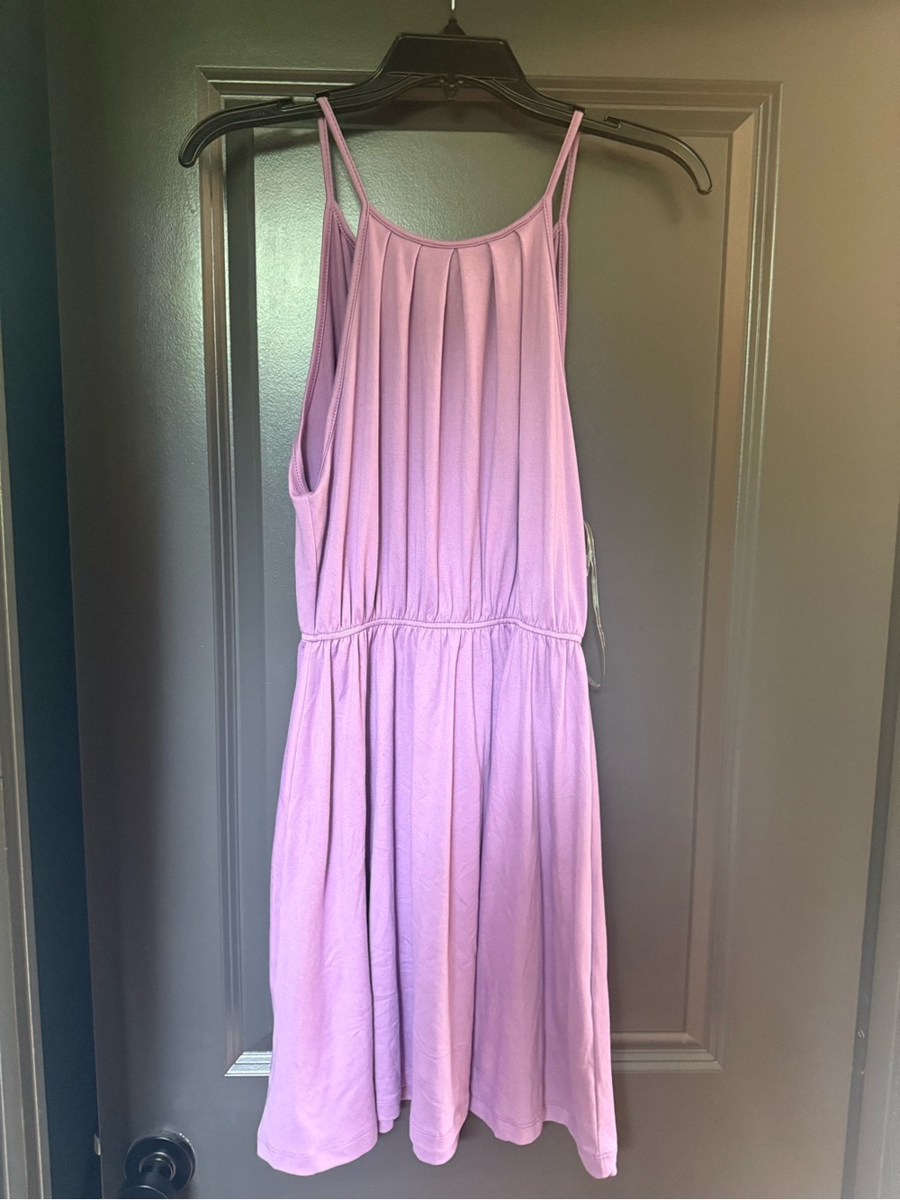 Lilac Sleeveless Pleated Sundress